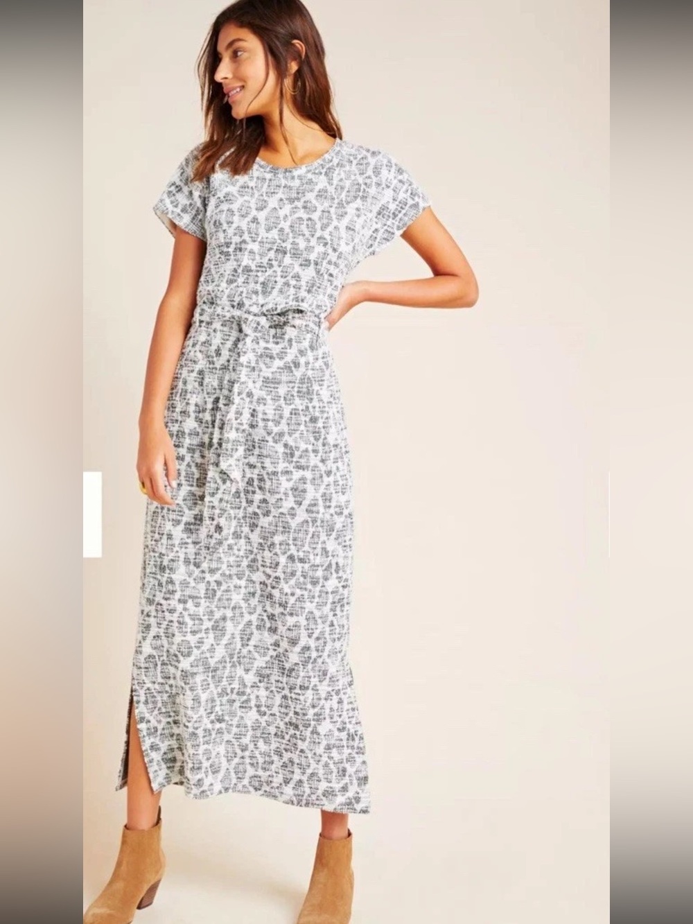 Dolan Left Coast Taleen Textured Midi Dress size XS